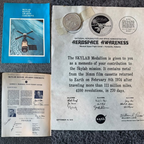 Nasa skylab flown - metal, film